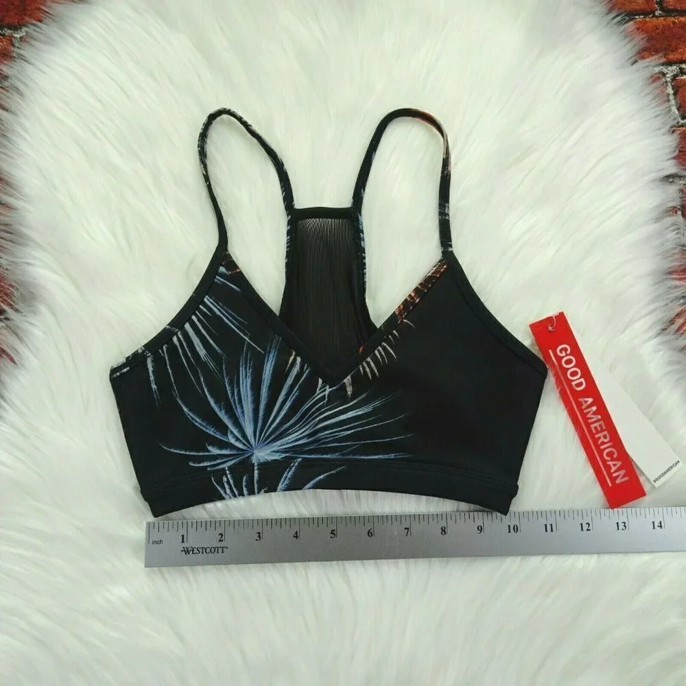 NWT Good American The Barely There Bralette Bra 0